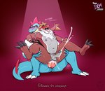 anal anal_orgasm anal_penetration animal_genitalia animal_penis anthro anthro_on_anthro anthro_penetrated anthro_penetrating anthro_penetrating_anthro anthrofied balls blush bodily_fluids cum cum_while_penetrated duo ejaculation eyewear genital_fluids genital_slit genitals glasses hands-free humanoid_genitalia humanoid_penis knot knotted_penis male male/male male_penetrated male_penetrating navel nipples non-mammal_balls non-mammal_nipples orgasm orgasm_face penetration penile penile_penetration penis penis_size_difference profanity sex text nixxxbot nintendo pokemon acedia_crocodilia fan_character ringo_(dragonclaw36) crocodilian dinosaur feraligatr fossil_pokemon generation_2_pokemon generation_6_pokemon pokemon_(species) prehistoric_species reptile scalie tyrantrum english_text