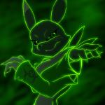 acid alternate_color anthro black_and_green black_sclera female neon solo eyeofcalamity bandai_namco digimon acidrenamon fan_character canid canine digimon_(species) mammal renamon 1:1 2012 digital_drawing_(artwork) digital_media_(artwork) green_theme line_art low_res monochrome sketch