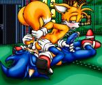 69_position absurd_res anthro anus backsack balls canid canine clothing duo erection eulipotyphlan footwear fox genitals happyanthro hedgehog hi_res humanoid_genitalia humanoid_penis male male/male mammal miles_prower multi_tail oral penis sega sex shoes sonic_the_hedgehog sonic_the_hedgehog_(series) tail