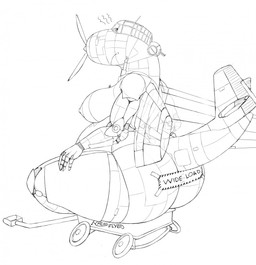 aircraft airplane anthro areola back_wings belly big_belly big_breasts big_butt big_nipples breasts butt cockpit curvy_figure female machine metallic_body nipples not_furry nude nude_anthro nude_female overweight overweight_anthro overweight_female propeller simple_background sitting solo tail thick_thighs vehicle voluptuous wagon wagon_cart wheel white_background wide_hips wings ndragon3 aeromorph living_aircraft living_machine living_vehicle robot hi_res monochrome