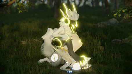 ahegao anthro blue_claws blue_tongue christian_cross christian_symbol claws cross cross_ear_piercing cross_ear_ring cross_piercing cybernetics duo ear_piercing ear_ring erection feet female foot_on_face forest forest_background fur genitals glowing glowing_genitalia glowing_penis horn jewelry looking_pleasured machine male male/female male_penetrating mirror nature nature_background paws penetration penis piercing pinned pinned_by_foot pinned_to_ground plant religion religious_symbol ring_piercing screen screen_face sex tail tongue tree white_body white_fur anonymous_artist christianity sunny_(primagen) toviah primagen protogen 16:9 3d_(artwork) digital_media_(artwork) hi_res widescreen