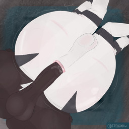 anal anal_fluids anal_penetration anthro anthro_on_anthro anthro_penetrated anthro_penetrating anthro_penetrating_anthro anus balls bent_over big_balls big_butt bodily_fluids butt cum cum_string duo erection faceless_character faceless_male femboy genital_fluids genitals leaking leaking_cum low-angle_view male male/male male_penetrated male_penetrating male_penetrating_male penetration penile penile_penetration penis_in_ass sex text worm's-eye_view freggsnsfw undertale undertale_(series) asriel_dreemurr_(god_form) bovid canid canine canis caprine goat mammal wolf 1:1 digital_media_(artwork) hi_res