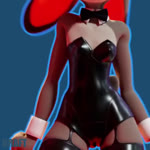 1:1 2_phut_hon 3d_(artwork) animated animation_meme anthro black_clothing black_legwear black_stockings bouncing_breasts bouncing_butt bouncing_tail bow_(feature) bow_in_front bow_tie breasts bunny_costume butt camel_toe cleavage clothed clothing collar costume cuff_links dancing digital_media_(artwork) disney english_text female fingers fur garter_straps grey_body half-closed_eyes judy_hopps lagomorph latex latex_clothing latex_legwear latex_skinsuit latex_stockings legwear leporid looking_at_viewer mammal me!me!me! meme multicolored_body music narrowed_eyes navel navel_outline pink_nose pochemu purple_eyes rabbit rear_view rubber_clothing ruined_makeup short_playtime simple_background skinsuit small_breasts small_waist solo sound sound_warning stockings synced_to_music tail tail_motion text thigh_gap thigh_highs tight_clothing topwear two_tone_body webm white_body white_fur zootopia