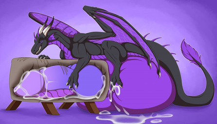 alckor_(yvaslo) balls big_balls big_penis bodily_fluids breeding_mount cum feral genital_fluids genitals huge_balls huge_penis hyper hyper_balls hyper_genitalia hyper_penis male penis solo re-re tofu-doggo mythology dragon mythological_creature mythological_scalie scalie