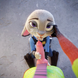 animal_genitalia animal_penis anthro bodily_fluids canine_genitalia canine_penis caressing cum cum_on_face duo faceless_character faceless_male female first_person_view genital_fluids genitals knot looking_at_viewer male male/female penis tongue tongue_out s1nnerfox disney zootopia judy_hopps nick_wilde canid canine fox lagomorph leporid mammal rabbit red_fox true_fox 1:1 3d_(artwork) digital_media_(artwork) hi_res