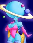 big_brain big_breasts big_cranium big_head blue_body blue_eyes blue_skin breasts cleavage clothed clothing female huge_brain huge_cranium hyper hyper_brain hyper_cranium lips not_furry solo wide_hipped_female wide_hips nemesisprime909 buzz_lightyear_of_star_command disney gravitina alien alien_humanoid humanoid 2012