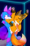 anthro autofellatio bdsm bodily_fluids cum duo genital_fluids genitals haruke male male/male masturbation oral oral_masturbation penile penile_masturbation penis slim stitchthefoxy canid canine fox hybrid mammal 2:3 absurd_res hi_res huge_filesize