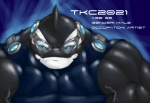 anthro anthrofied big_muscles brown_eyes clothing eyewear goggles huge_muscles hyper hyper_muscles looking_at_viewer male muscular muscular_anthro muscular_male solo tight_clothing tkc2021 cetacean dolphin mammal marine oceanic_dolphin orca toothed_whale