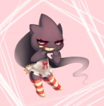 banette female ghost joltik_(artist) nintendo pokémon spirit stockings video_games
Rating: Questionable
Score: 10
User: Juni221
Date: June 01, 2013