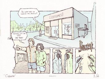 clothing costume costume_transformation duo eyewear forced forced_transformation glasses human_to_anthro male male/male species_transformation suit_transformation text transformation transformative_clothing mulveyyy human mammal 4:3 absurd_res comic english_text hi_res multiple_scenes
