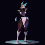 anthro artificial_intelligence big_breasts black_body black_skin blue_accents blue_nipples boots bottomwear breasts clothed clothing female footwear hip_sway loincloth machine nipples partially_clothed shoes solo tail white_body yellow_sclera alphasoup deltarune undertale_(series) tasque_manager tasque_manager_(mayosplash) humanoid robot robot_humanoid 1:1 3d_(artwork) 3d_animation animated blender_(artwork) digital_media_(artwork) loop no_sound short_playtime webm