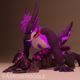 anal anal_penetration anthro big_penis collar dominant duo fur genitals harness larger_dom machine male male/male penetration penis size_difference tail text arrownoodle asian_mythology east_asian_mythology mythology arrowthedragon rathain_kuromaru android dragon eastern_dragon humanoid mythological_creature mythological_scalie robot scalie synth_(vader-san) 1:1 2022 3d_(artwork) absurd_res blender_(artwork) digital_media_(artwork) english_text hi_res