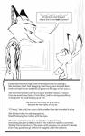 2017 absurd_res anthro black_and_white canid canine comic covering covering_self dialogue digital_drawing_(artwork) digital_media_(artwork) disney duo english_text female fox hi_res judy_hopps lagomorph leporid male mammal monochrome nick_wilde nude rabbit red_fox sexual_tension shower speech_bubble text thewyvernsweaver towel true_fox wet zootopia