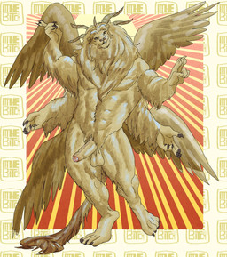 4_arms 4_toes 4_wings 5_fingers 5_horns abs anthro back_wings balls biceps biped black_claws black_pawpads brown_nose brown_tail claws erection feathered_wings feathers feet finger_claws fingerpads fingers foreskin front_view fur genitals glans head_tilt horn humanoid_genitalia humanoid_penis light light_beam looking_at_viewer male male_anthro mane multi_arm multi_horn multi_limb multi_wing multicolored_penis muscular muscular_anthro muscular_male nude nude_anthro nude_male partially_retracted_foreskin pawpads pecs penis pink_glans pink_penis snout solo standing sun sunbeam sunlight tail tan_balls tan_body tan_fur tan_horn tan_mane tan_penis tan_tail tan_wings toe_claws toes two_tone_penis two_tone_tail urethra wings yellow_eyes itthebitch delicious_in_dungeon winged_lion_(delicious_in_dungeon) felid lion mammal pantherine 2025 full-length_portrait hi_res portrait signature