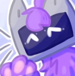 anthro electronics female for_a_head hair machine purple_hair screen screen_face simple_background solo television unknown_artist domestic_cat felid feline felis mammal object_head robot screen_head tv_head hi_res icon