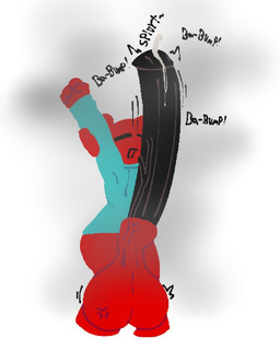 anthro audible_throbbing balls big_balls big_penis ejaculation genitals heartbeat huge_balls huge_penis hyper hyper_balls hyper_genitalia hyper_penis male musk onomatopoeia penis solo sound_effects stretching text throbbing throbbing_penis namelesslads alien