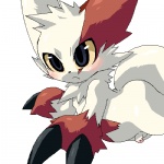 flaccid fur genitals male markings penis red_markings simple_background small_penis solo white_background white_body white_fur nelly nintendo pokemon generation_3_pokemon pokemon_(species) zangoose 1:1 low_res