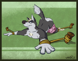 2013 anthro ass_up blue_eyes bound boxers butt canine clothed clothing fully_bound half-dressed looking_at_viewer lying male mammal on_front panties panties_down raised_tail rope solo topless underwear weaselr wolf
Rating: Questionable
Score: 7
User: drafan5
Date: March 25, 2014 2013 anthro ass_up blue_eyes bound boxers butt canine clothed clothing fully_bound half-dressed looking_at_viewer lying male mammal on_front panties panties_down raised_tail rope solo topless underwear weaselr wolf
Rating: Questionable
Score: 7
User: drafan5
Date: March 25, 2014