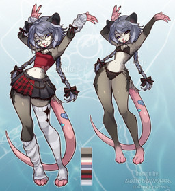 4_toes 5_fingers anthro biped black_bra black_clothing black_panties black_underwear bottomwear bra breasts claws clothed clothed_anthro clothed_female clothing countershade_torso countershading feet female female_anthro finger_claws fingers footwear front_view fully_clothed fully_clothed_anthro fully_clothed_female fur hair legwear looking_at_viewer midriff navel panties simple_background small_breasts smile socks solo standing tail teeth thigh_highs thigh_socks toe_claws toeless_footwear toeless_socks toes tongue topwear training_bra underwear underwear_only coffeechicken zuri_(laggyb0i) american_opossum mammal marsupial 2026 digital_drawing_(artwork) digital_media_(artwork) hi_res model_sheet
