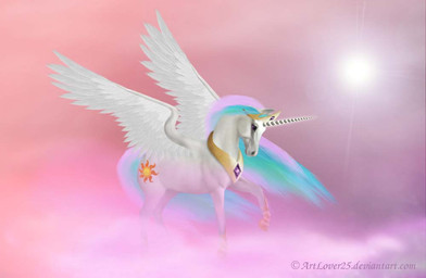 cloud crown cutie_mark feathered_wings feathers female feral hair headgear horn multicolored_hair outside sky solo sun white_body white_feathers wings artlover25 friendship_is_magic hasbro my_little_pony mythology princess_celestia_(mlp) equid equine mammal mythological_creature mythological_equine winged_unicorn 2011