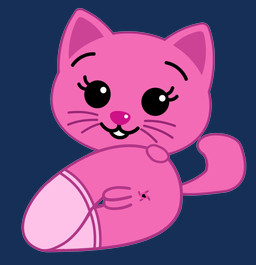 anthro anus butt clothing female footwear fur genitals hair happy pink_body pink_clothing pink_footwear pink_fur pink_hair pink_socks presenting presenting_anus presenting_vulva socks solo tail vulva young unknown_artist plim_plim mei_li_(plim_plim) domestic_cat felid feline felis mammal absurd_res alpha_channel hi_res