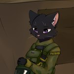 altyn_helmet anthro clothing female military_uniform ratnik russian_flag solo uniform cdt2s spetsnaz snowflake_(cdt2s) domestic_cat felid feline felis mammal 1:1