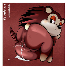 anthro anus big_butt black_eyes black_nose blush bodily_fluids border brown_background brown_body brown_fur butt cum cum_from_ass cum_in_ass cum_inside featureless_feet featureless_hands feet female freckled_face freckles fur genital_fluids genitals gloves_(marking) leaking_cum leg_markings looking_at_viewer lying markings nude on_side orange_eyeshadow shortstack simple_background smile socks_(marking) solo spread_anus spread_butt spreading sweat tan_body tan_fur vulva white_border voidsdroids animal_crossing nintendo sable_able eulipotyphlan hedgehog mammal hi_res