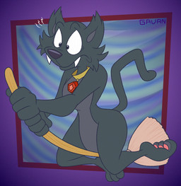 3_toes 4_fingers abstract_background anthro arched_back arched_soles barefoot bent_legs big_butt biped black_body black_fur black_nose butt casual_nudity cheek_tuft collar collar_only curling_toes ear_tuft ears_outwards facial_tuft fangs feet fingers flying flying_broom fur gem humanoid_heel lines_drawn male multicolored_body multicolored_fur nervous nude pawpads paws pink_pawpads pivoted_ears plantigrade pose raised_tail scared small_waist solo speed_lines tail teeth toes toony tuft two_tone_body two_tone_fur wasp_waist white_sclera wide_eyed wide_hips worried gavanzude archie_comics dic_entertainment sabrina:_the_animated_series sabrina_the_teenage_witch salem_saberhagen domestic_cat felid feline felis mammal 2025 alternate_version_at_paywall colored digital_drawing_(artwork) digital_media_(artwork) flat_colors hi_res pinup signature