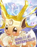 ambiguous_gender group wataame eevee_day nintendo pokemon eevee eeveelution espeon flareon generation_1_pokemon generation_2_pokemon generation_4_pokemon generation_6_pokemon glaceon jolteon leafeon pokemon_(species) sylveon umbreon vaporeon 4:5 hi_res