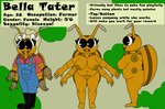 4_arms anthro belly big_breasts big_butt breasts butt farmer female genitals multi_arm multi_limb nude pussy slightly_chubby slightly_chubby_female thick_thighs crazy_8_animations arthropod beetle insect model_sheet