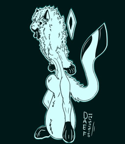 animal_genitalia anthro balls big_balls big_sheath genitals huge_balls hyper hyper_balls hyper_genitalia male penile penis sheath solo daef_young unknown_species 2021 dated hi_res