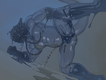 all_fours anal anal_penetration anthro barazoku biped bodily_fluids chastity_cage chastity_device cjk_tally_marks collar flat_chastity_cage genital_fluids genitals goo_drip humanoid_genitalia humanoid_penis living_urinal male muscular muscular_anthro muscular_male muscular_sub nipple_chain nipple_piercing nipple_ring nipples oral oral_penetration peeing peeing_in_ass peeing_in_mouth peeing_inside penetration penis piercing raised_leg ring_piercing solo submissive submissive_anthro submissive_male tally_marks translucent translucent_body urine urine_in_ass watersports wutang86464251 mythology dragon mythological_creature mythological_scalie scalie 2026 4:3 digital_drawing_(artwork) digital_media_(artwork) hi_res
