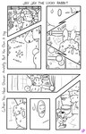 ambiguous_gender anthro anxiety bathing bubble butt chest_tuft close-up curtains dripping duo ellipsis eyes_closed feral fur male nude one_eye_closed onomatopoeia open_mouth plunger reflection_in_eyes scared scut_tail shaking sharp_teeth short_tail shower showering soap_bar soap_bubbles sound_effects suds tail teeth text toilet tongue tongue_out tuft washing_hair wet wet_body wet_fur worried swift_bristle among_us innersloth jay_jay_the_lucky_rabbit crewmate_(among_us) jason_burrow canid canine canis domestic_dog lagomorph leporid mammal rabbit absurd_res comic english_text hi_res