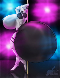 aircraft anthro big_butt breasts butt female huge_butt hyper hyper_butt machine pole solo stripper_pole vehicle rhynobullraq aeromorph living_aircraft living_machine living_vehicle absurd_res hi_res