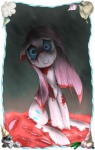 blood blue_eyes bodily_fluids clothing creepy cutie_mark female feral fur hair hat headgear headwear party_hat pink_body pink_fur pink_hair sitting smile solo tears baitoubaozou cupcakes_(mlp_fanfic) friendship_is_magic hasbro my_little_pony madame_le_floure_(mlp) mr._turnip_(mlp) pinkamena_(mlp) pinkie_pie_(mlp) rocky_(mlp) sir_lintcelot_(mlp) earth_pony equid equine horse mammal pony 2013