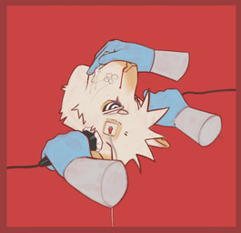 ambiguous_gender anthro black_eyes blood blue_clothing blue_gloves blue_handwear blue_latex bodily_fluids clothing disembodied_hand disembodied_head drooling electricity electroconvulsive_stimulation electrode electrode_on_head electrode_pad electrostimulation froth frothing frothing_mouth fur gloves group handwear head_only hypnosis latex latex_clothing latex_gloves latex_handwear lying male male/ambiguous medical medical_gloves medical_instrument medical_play medical_procedure mind_control nosebleed on_back red_background ringed_eyes saliva scientific_instrument shock_therapy simple_background submissive submissive_anthro submissive_male trio unconscious unconscious_male white_body white_eyes white_fur contort_desire toilet_(contort_desire) mammal murid murine rat rodent better_version_at_source hi_res