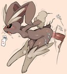 anthro bodily_fluids cum cum_inside duo erection female female_penetrated genital_fluids genitals human_on_anthro interspecies kemono male male/female male_penetrating male_penetrating_female nude on_model penetration penis pokephilia sex rikose nintendo pokemon generation_4_pokemon human lagomorph lopunny mammal pokemon_(species)