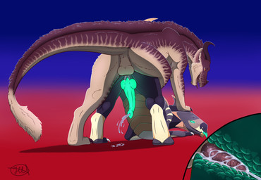 all_fours anal anal_orgasm anal_penetration animal_genitalia animal_penis anus backsack balls blue_background blue_tongue bodily_fluids butt claws cum cum_in_ass cum_inside cum_while_penetrated cumshot cutaway doggystyle duo ejaculation erection feral feral_on_feral flared_penis from_behind_position fur genital_fluids genital_slit genitals glowing glowing_genitalia glowing_penis green_penis hands-free horn internal knot looking_pleasured male male/male male_penetrated male_penetrating male_penetrating_male orgasm penetration penis red_background scales sex simple_background spikes step_pose step_position tail toe_claws tongue tongue_out vein ferilla mythology aero_(latiodile) shaonics dragon furred_dragon furred_scalie mythological_creature mythological_scalie scalie absurd_res hi_res