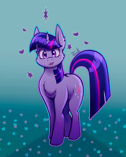chest_tuft female feral flower grass heart_symbol horn looking_at_viewer plant solo tongue tongue_out tuft foxette friendship_is_magic hasbro my_little_pony mythology twilight_sparkle_(mlp) equid equine mammal mythological_creature mythological_equine unicorn hi_res