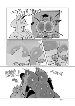 2_horns 4_fingers 4_panel_comic against_surface ambiguous_gender anthro areola asking asking_another belly big_areola big_breasts big_butt black_eyes bodily_fluids breast_fondling breast_milking breast_play breast_pull breast_squish breasts breasts_on_glass butt clothed clothing curvy_figure duo eyes_closed female fingers fondling front_view glistening glistening_areola glistening_belly glistening_body glistening_breasts glistening_nipples glistening_skin grey_areola grey_belly grey_body grey_breasts grey_nipples grey_sclera grey_skin hand_on_breast hand_on_nipple hands_behind_head hat headgear headwear horn lactating light milk navel nipple_fetish nipple_play nipple_pull nipples nude on_glass one_eye_obstructed onomatopoeia open_mouth pointy_ears profanity simple_background smile sound_effects squish teeth text thick_thighs toothy_grin topwear under_boob wide_hips sqoon cascade_(thatonesableye) jubee_(sqoon) alien alien_humanoid demon horned_humanoid humanoid puwa 2025 colored comic digital_drawing_(artwork) digital_media_(artwork) english_text greyscale hi_res lighting monochrome shaded