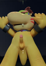 anthro balls genitals glass_surface humping male markings nipples nude penis shell-less small_penis solo tribal tribal_markings young young_anthro tribaldragon mario_bros nintendo bowser_jr. koopa scalie 3d_(artwork) 3d_animation animated digital_media_(artwork) loop no_sound short_playtime webm