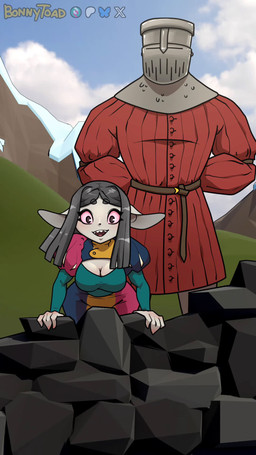 areola arm_pull armor balls big_butt biped blush bodily_fluids bouncing_breasts breasts butt butt_jiggle butt_squish cleavage clothed clothing cum cum_in_vagina cum_inside detailed_background duo eyebrows eyelashes eyes_closed female female_penetrated from_behind_position genital_fluids genitals grey_body grey_hair hair headgear helmet human_on_humanoid human_penetrating human_penetrating_humanoid humanoid_penetrated interspecies jiggling knight larger_male looking_pleasured male male/female male_penetrating moan navel nipples not_furry nude open_mouth outside outside_sex penetration penile penile_penetration penis pink_eyes pink_sclera prison_guard_position pupils river rock sex sharp_teeth shortstack size_difference smaller_female smaller_penetrated smile squish teeth thick_thighs tongue tongue_out vaginal vaginal_fluids vaginal_penetration vulva warrior bonnytoad sound_warning reda_codrin goblin human humanoid mammal 9:16 animated hi_res long_playtime sound video