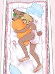 anthro bunnyhopps_(diaper) carrot clean_diaper clothed clothing crib diaper diaper_only female food lying on_side pacifier padding plant plushie rattle sleeping solo topless vegetable wearing_diaper octojo abuniverse bunnyhopps susie_(octojo) lagomorph leporid mammal rabbit 3:4 hi_res