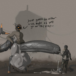 after_vore ambiguous_gender ambiguous_prey anthro anthro_pred armor ball_bulge balls big_balls big_penis bodily_fluids body_outline bone bones_in_cum bottomless bottomless_anthro bottomless_male churning_balls clothed clothing cock_vore cum cum_vore death detailed_background dialogue digestion duo erection fatal_vore fin foreskin gas_mask genital_fluids genitals glistening glistening_balls glistening_genitalia glistening_penis hand_on_another's_penis hand_on_penis headgear helmet huge_balls huge_penis humanoid_genitalia humanoid_penis hyper hyper_balls hyper_genitalia hyper_penis imminent_cock_vore imminent_death imminent_vore leaking_cum looking_at_prey machine male male_anthro male_pred mask motion_lines multiple_prey number number_on_body penile penis scrotum_flap shark_tail shirt skull sound_effects sweater tail tail_fin talking_to_another talking_to_prey text topwear turtleneck vein veiny_penis visor vore willing_prey ace0t0nic ethan_(humbug) aquatic fish human hybrid mammal protogen shark 1:1 absurd_res digital_drawing_(artwork) digital_media_(artwork) english_text hi_res