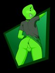 anthro anus backsack balls biped blush border bottomless bottomwear butt choker clothed clothing clothing_lift eyebrows genitals green_body green_border green_bottomwear green_clothing green_skin green_skirt grey_clothing grey_shirt grey_topwear heart_eyes heart_symbol jewelry looking_at_viewer looking_back looking_back_at_viewer male necklace open_mouth outside_border rear_view shirt simple_background skirt skirt_lift solo topwear transparent_background junebug69 frogdor amphibian frog 2023 alpha_channel trans_(lore) trans_woman_(lore)