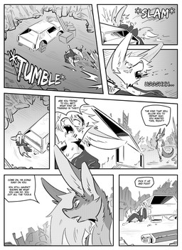 4_ears anthro blood bodily_fluids clothed clothing dialogue ear_piercing female group inner_ear_fluff male multi_ear outside piercing speech_bubble text tuft kifyun2 kif_yppreah mia_smith canid canine fox mammal absurd_res black_and_white comic english_text hi_res monochrome