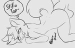 2d_animation ahegao anal anal_penetration animated anthro arched_back ass_up big_butt blinking butt canid canine canis curled_tail dialogue domestic_dog duo english_text from_behind_position gyrodraws head_down_ass_up hi_res hybrid looking_pleasured male male/male mammal motion_lines open_mouth penetration sex shiba_inu short_playtime simple_background spitz tail text thick_thighs white_background wolfdog yai_(gyrodraws)