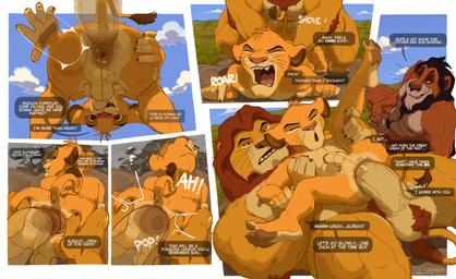 adult_on_young age_difference anal anal_penetration anthro anthro_on_anthro anthro_penetrated anthro_penetrating anthro_penetrating_anthro anthrofied anus backsack balls big_penis butt butt_slap cloud day dialogue eyebrows father_penetrating_son fur genital_raphe genitals grass group humanoid_genitalia humanoid_penis male male/male male_penetrated male_penetrating male_penetrating_male nude older_male older_on_young open_mouth open_smile outside penetration penile penile_penetration penis penis_in_ass perineal_raphe perineum plant presenting presenting_anus presenting_hindquarters raphe_(anatomy) scrotal_raphe sex shota sky slap smile spanking speech_bubble talking_to_another talking_to_partner text trio young young_anthro young_male young_penetrated younger_anthro younger_male younger_penetrated lugiem disney the_lion_king mufasa scar_(the_lion_king) simba_(the_lion_king) felid lion mammal pantherine 2023 comic digital_media_(artwork) english_text hi_res multiple_scenes brother_(lore) brothers_(lore) father_(lore) father_and_child_(lore) father_and_son_(lore) incest_(lore) nephew_(lore) parent_(lore) parent_and_child_(lore) parent_and_son_(lore) sibling_(lore) son_(lore) uncle_(lore) uncle_and_nephew_(lore)