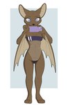 anthro breasts brown_body brown_fur clothed clothing electronics eyelashes female fur grey_eyes holding_object holding_phone membrane_(anatomy) membranous_wings navel one-piece_swimsuit phone skimpy solo standing swimwear taking_picture translucent translucent_clothing translucent_swimwear under_boob wings autumndeer gris_swimsuit meme_clothing bat mammal digital_media_(artwork) full-length_portrait hi_res meme portrait traditional_media_(artwork)