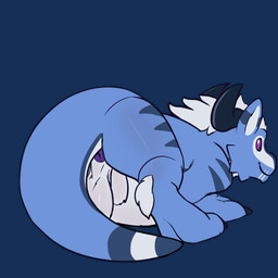 animal_genitalia anus balls black_sclera blue_body feral fully_sheathed fur genitals horn male presenting puffy_anus sheath solo tail twerking xanthor among_us_twerk mythology xanthor_(character) dragon furred_dragon furred_scalie mythological_creature mythological_scalie scalie animated meme